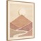 Mid Century Landscape II by Janelle Penner 23-in. W x 28-in. H. Canvas Wall Art Print Framed in Natural